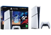 PlayStation 5 Edição Digital 825GB 1 Controle Branco Sony com 2 Jogos
