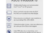 Notebook ASUS Vivobook 15 Intel Core i5 1334U 8GB RAM 512GB SSD 15,6″ Full HD Windows 11 X1504VA-NJ3957W